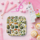 Assiettes En Carton Fruits et légumes (Fête)