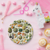 Assiettes En Carton Fruits et légumes (Fête)