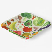 Assiettes En Carton Fruits Légumes Douche d'anniversaire (Angulaire)