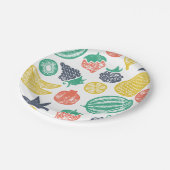 Assiettes En Carton Fruits mignons Plaques de papier d'anniversaire (Angle)