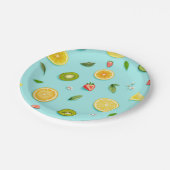 Assiettes En Carton Fruits mixtes (Angle)