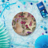 Assiettes En Carton Fruits, patchwork (Fête)