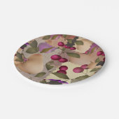 Assiettes En Carton Fruits, patchwork (Angle)