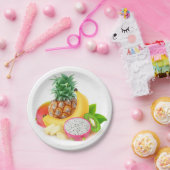 Assiettes En Carton Fruits tropicaux (Fête)