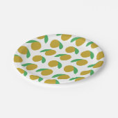 Assiettes En Carton Fruits tropicaux de Mango (Angle)