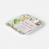 Assiettes En Carton Frutti deux tti Dancing Fruits 2e fête d'anniversa (Angulaire)