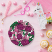 Assiettes En Carton Fuchsia (Fête)