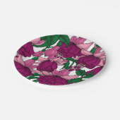 Assiettes En Carton Fuchsia (Angle)