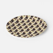 Assiettes En Carton Fudge Stack Confection Confection Sucres de confis (Angle)