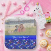 Assiettes En Carton Fun 60ème anniversaire fête Monogramme personnalis (Fête)