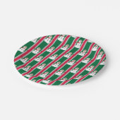 Assiettes En Carton Fun and Fancy Christmas Snowman inspecteur (Angle)