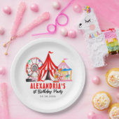 Assiettes En Carton Fun Carnival Circus Festival Show Anniversaire de  (Fête)