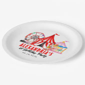 Assiettes En Carton Fun Carnival Circus Festival Show Anniversaire de  (Angle)
