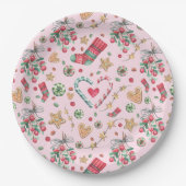 Assiettes En Carton Fun Christmas Cookies and Candies    (Devant)