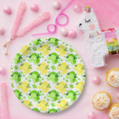 Assiettes En Carton Fun citron citron motif (Fête)