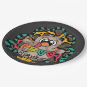 Assiettes En Carton Fun cute turkey shirt (Angle)