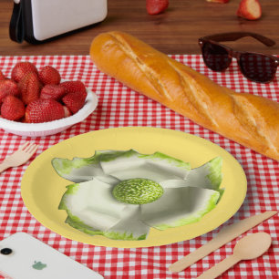 Assiettes En Carton Fun Daisy Flower Printemps Mariage d'été Anniversa