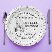 Assiettes En Carton Fun Elephant Anniversaire Plaques papier de fête