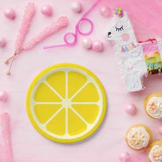 Assiettes En Carton Fun Été Citrus Papier Plaque (Fête)