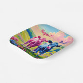 Assiettes En Carton Fun Heifer ou Bull Genre Revela (Angulaire)