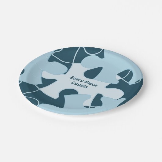 Assiettes En Carton Fun Jigsaw Puzzle Custom Birthday Party Motto (Angle)