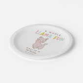 Assiettes En Carton Fun Llama complet Alpaca fête d'anniversaire (Angle)