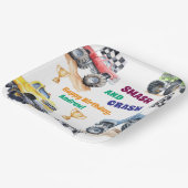 Assiettes En Carton Fun Monster Trucks Birthday Party (Angulaire)