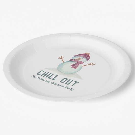 Assiettes En Carton Fun Noël (Angle)