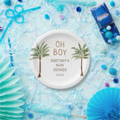 Assiettes En Carton Fun Oh Boy Jungle Baby shower Safari (Fête)