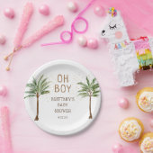 Assiettes En Carton Fun Oh Boy Jungle Baby shower Safari (Fête)