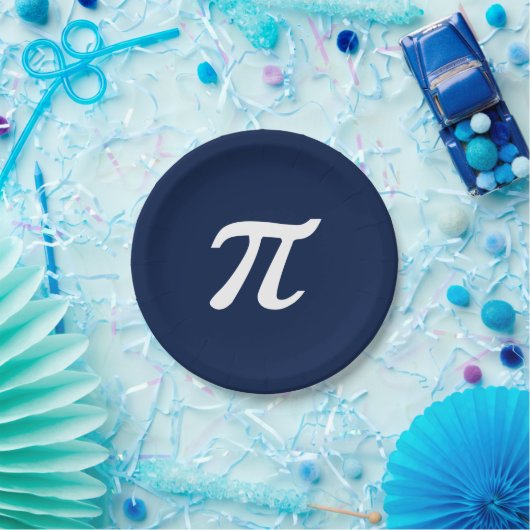 Assiettes En Carton Fun Pi Nerdy Geeky Funny Party Pie Plaques papier (Fête)
