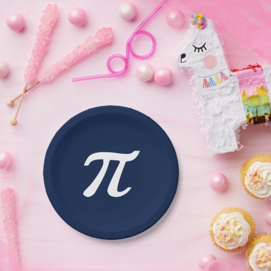 Assiettes En Carton Fun Pi Nerdy Geeky Funny Party Pie Plaques papier (Fête)