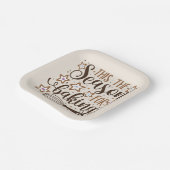 Assiettes En Carton Fun 'Tis Season for Baking Design (Angulaire)