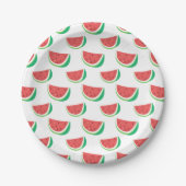 Assiettes En Carton Fun Watermelon Motif (Devant)