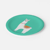Assiettes En Carton Funky Alpaca llama drame animal mignon (Angle)