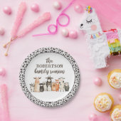 Assiettes En Carton Funky Cow Imprimer Pays Famille Réunion (Fête)