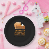 Assiettes En Carton Funky Tshirt Citrouille Pie Thanksgiving Automne (Fête)
