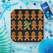 Assiettes En Carton Funny Be Different Break the Mold Gingerbread Homm (Fête)