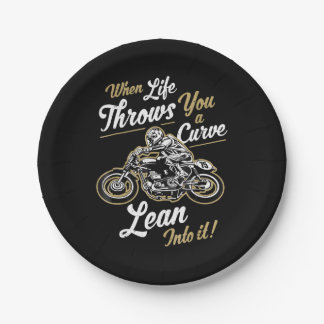 Assiettes En Carton Funny Biker cite un cadeau de moto sarcastique