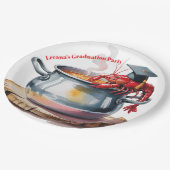 Assiettes En Carton Funny Cajun Graduation Party (Angle)