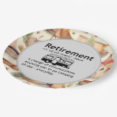 Assiettes En Carton Funny Camping Définition de retraite (Angle)