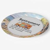 Assiettes En Carton Funny Camping Définition de retraite (Angle)