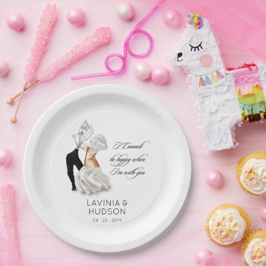 Assiettes En Carton Funny Cannoli Mariage italien (Fête)