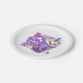 Assiettes En Carton Funny 'C'est Boba Time Somewhere' (Angle)
