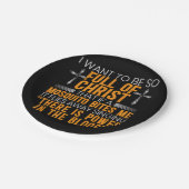 Assiettes En Carton Funny Christian Religious Servant of God Faithful (Angle)