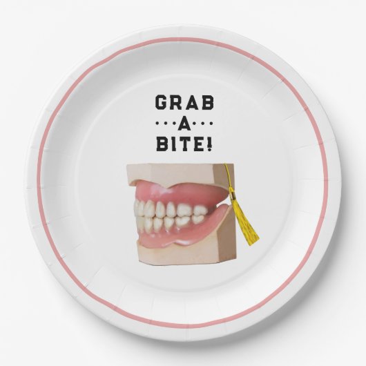 Assiettes En Carton Funny Dentist Dental School (Devant)