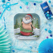 Assiettes En Carton Funny Dirty Père Noël collection de Noël (Fête)