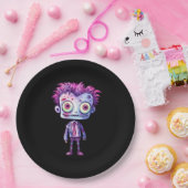 Assiettes En Carton Funny Frankenstein Monster Halloween Fun (Fête)