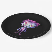 Assiettes En Carton Funny Frankenstein Monster Halloween Fun (Angle)
