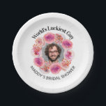 Assiettes En Carton Funny Groom's Face Bachelorette brillant Floral<br><div class="desc">Vous planifiez une soirée bachelorette ? Ne cherchez plus ! Les Plaques en papier floral brillant de notre Funny Groom's Face Bachelorette sont l'ajout parfait à votre célébration. Ces plaques en papier excentriques et vibrantes présentent un design de visage de marié hilarant qui ajoutera du rire et du plaisir à votre...</div>